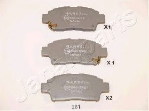 JAPANPARTS PA-281AF stabdžių trinkelių rinkinys, diskinis stabdys 
 Techninės priežiūros dalys -> Papildomas remontas
04465-52090, 04465-59020, 0446552140