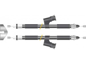 MGA CF5859 trosas, stovėjimo stabdys