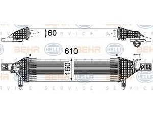 HELLA 8ML 376 762-201 tarpinis suslėgto oro aušintuvas, kompresorius 
 Variklis -> Oro tiekimas -> Įkrovos agregatas (turbo/superįkrova) -> Tarpinis suslėgto oro aušintuvas
14461-BB50A, 14461-BB50B