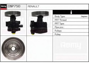 DELCO REMY DSP750 hidraulinis siurblys, vairo sistema 
 Vairavimas -> Vairo pavara/siurblys