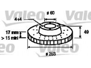 VALEO 186805 stabdžių diskas 
 Dviratė transporto priemonės -> Stabdžių sistema -> Stabdžių diskai / priedai
4706749, 4707288, 55311-86G02, 5531186G02