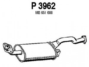 FENNO P3962 galinis duslintuvas 
 Išmetimo sistema -> Duslintuvas
MB651688, MB651696