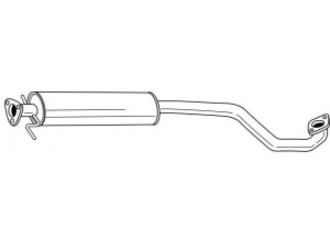 AKS DASIS SG73415 vidurinis duslintuvas