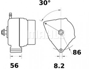 MAHLE ORIGINAL MG 624 kintamosios srovės generatorius
2.9439.738.0