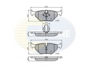 COMLINE CBP01011 stabdžių trinkelių rinkinys, diskinis stabdys 
 Techninės priežiūros dalys -> Papildomas remontas
34 21 1 163 395, 34 21 6 761 281