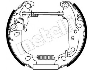 METELLI 51-0167 stabdžių trinkelių komplektas 
 Techninės priežiūros dalys -> Papildomas remontas