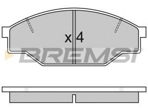 BREMSI BP2322 stabdžių trinkelių rinkinys, diskinis stabdys 
 Techninės priežiūros dalys -> Papildomas remontas
J0449135130, J0449135130, J0449135130