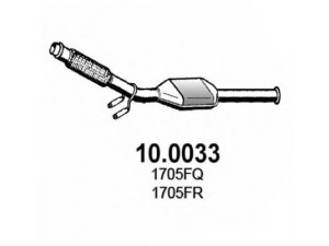 ASSO 10.0033 katalizatoriaus keitiklis 
 Išmetimo sistema -> Katalizatoriaus keitiklis
1705FQ, 1705FR, 1705KZ