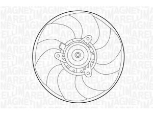 MAGNETI MARELLI 069422377010 ventiliatorius, radiatoriaus 
 Aušinimo sistema -> Oro aušinimas
1253.87