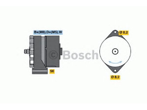 BOSCH 0 120 488 267 kintamosios srovės generatorius