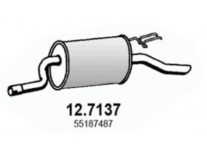 ASSO 12.7137 galinis duslintuvas 
 Išmetimo sistema -> Duslintuvas
55187487, 55189328, 55187487, 55189328