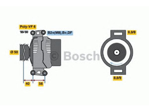 BOSCH 0 124 515 115 kintamosios srovės generatorius 
 Elektros įranga -> Kint. sr. generatorius/dalys -> Kintamosios srovės generatorius
05073 920AA, 05073 920AC, 5073 920AA