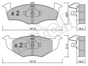 METELLI 22-0206-1 stabdžių trinkelių rinkinys, diskinis stabdys 
 Techninės priežiūros dalys -> Papildomas remontas
1H0 698 151A, 1H0 698 151A