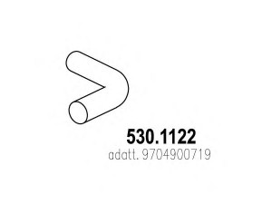 ASSO 530.1122 išleidimo kolektorius
9704900719