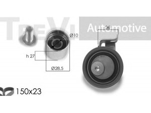 TREVI AUTOMOTIVE KD1285 paskirstymo diržo komplektas 
 Techninės priežiūros dalys -> Papildomas remontas
06A198119B, 06B198119, 06A198119B