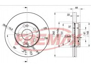 FREMAX BD-2233 stabdžių diskas 
 Stabdžių sistema -> Diskinis stabdys -> Stabdžių diskas
7700 802 233, 7700 841 564, 7701 204 301