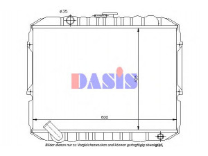 AKS DASIS 560022N radiatorius, variklio aušinimas
HB031500