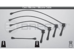 BRECAV 25.504 uždegimo laido komplektas 
 Kibirkšties / kaitinamasis uždegimas -> Uždegimo laidai/jungtys