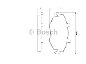 BOSCH 0 986 424 492 stabdžių trinkelių rinkinys, diskinis stabdys 
 Techninės priežiūros dalys -> Papildomas remontas
92VB 2K021 BD