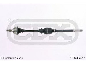 CDX 210443/29 kardaninis velenas 
 Ratų pavara -> Kardaninis velenas
32739Z, 3273AA, 32739Z, 3273AA