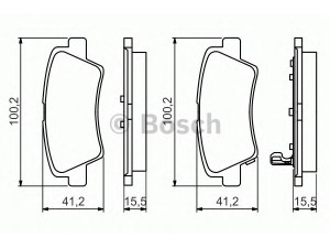 BOSCH 0 986 494 557 stabdžių trinkelių rinkinys, diskinis stabdys 
 Techninės priežiūros dalys -> Papildomas remontas
583021RA30, 583021WA35, 583022VA50