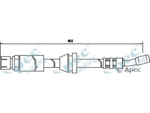 APEC braking HOS3499 stabdžių žarnelė 
 Stabdžių sistema -> Stabdžių žarnelės
96300046, 96300046