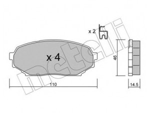 METELLI 22-0388-0 stabdžių trinkelių rinkinys, diskinis stabdys 
 Techninės priežiūros dalys -> Papildomas remontas
NAY0-33-23Z, NAY0-33-23ZA, NAY0-33-23ZB