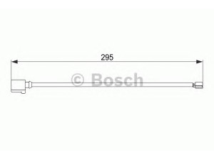 BOSCH 1 987 474 565 įspėjimo kontaktas, stabdžių trinkelių susidėvėjimas 
 Stabdžių sistema -> Susidėvėjimo indikatorius, stabdžių trinkelės
7P0907637A, 958 612 365 00, 7P0 907 637 A