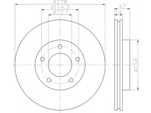 HELLA PAGID 8DD 355 112-721 stabdžių diskas 
 Stabdžių sistema -> Diskinis stabdys -> Stabdžių diskas
4096352, 4360107, 4454777, 4564296