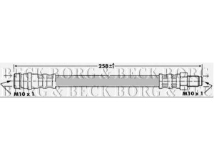 BORG & BECK BBH7096 stabdžių žarnelė 
 Stabdžių sistema -> Stabdžių žarnelės
1684280635, A16 842 8063 5, A1684280635