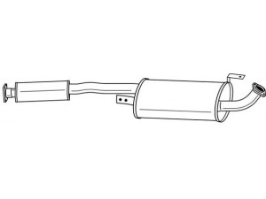 AKS DASIS SG38626 galinis duslintuvas