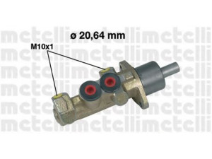 METELLI 05-0242 pagrindinis cilindras, stabdžiai 
 Stabdžių sistema -> Pagrindinis stabdžių cilindras
77 00 829 834, 77 01 204 610, 77 00 829 834