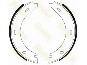 Brake ENGINEERING SH2489 stabdžių trinkelių komplektas, stovėjimo stabdis 
 Stabdžių sistema -> Rankinis stabdys
0024204720, 0034207020, 6384200020