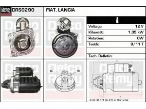 DELCO REMY DRS0290 starteris 
 Elektros įranga -> Starterio sistema -> Starteris
4469985, 4469986, 4469987, 4470118