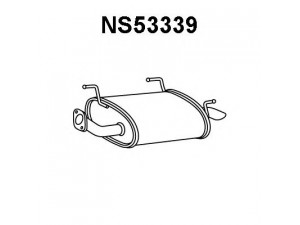 VENEPORTE NS53339 galinis duslintuvas 
 Išmetimo sistema -> Duslintuvas
201005M560, 201005M561, 201005M561KE