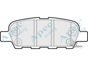 APEC braking PAD1264 stabdžių trinkelių rinkinys, diskinis stabdys 
 Techninės priežiūros dalys -> Papildomas remontas
044608H385, 440608H385, 44060AL585