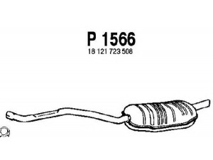FENNO P1566 galinis duslintuvas 
 Išmetimo sistema -> Duslintuvas
18121723508