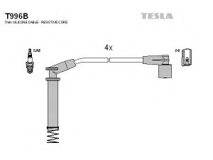 TESLA T996B uždegimo laido komplektas 
 Kibirkšties / kaitinamasis uždegimas -> Uždegimo laidai/jungtys
1612591, 1612592