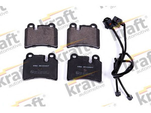 KRAFT AUTOMOTIVE 6010007 stabdžių trinkelių rinkinys, diskinis stabdys 
 Techninės priežiūros dalys -> Papildomas remontas
7L6-698-451-B, 7L6698451B