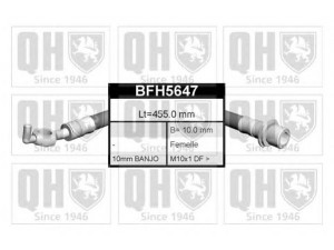 QUINTON HAZELL BFH5647 stabdžių žarnelė 
 Stabdžių sistema -> Stabdžių žarnelės
90947-02911