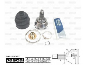 PASCAL G1A048PC jungčių komplektas, kardaninis velenas 
 Ratų pavara -> Sujungimai/komplektas
6E0407311, 6E0498099, 6E0407311