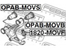 FEBEST OPAB-MOVS valdymo svirties/išilginių svirčių įvorė
54570-00QAA, 4500094, 7700302122