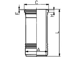 KOLBENSCHMIDT 88429110 cilindro įvorė 
 Variklis -> Cilindrai/stūmokliai
0115 3805, 0115 3805, 413 C 04 15