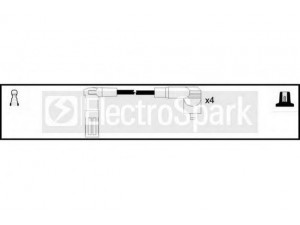 STANDARD OEK451 uždegimo laido komplektas 
 Kibirkšties / kaitinamasis uždegimas -> Uždegimo laidai/jungtys
7735397, 5967.N2