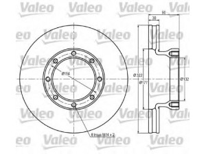 VALEO 187027 stabdžių diskas 
 Dviratė transporto priemonės -> Stabdžių sistema -> Stabdžių diskai / priedai
6774686, 67746867, 6774687, 6774686