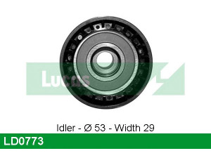 LUCAS ENGINE DRIVE LD0773 įtempiklio skriemulys, paskirstymo diržas