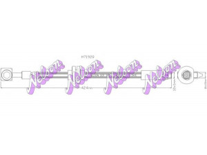 Brovex-Nelson H7192Q stabdžių žarnelė 
 Stabdžių sistema -> Stabdžių žarnelės
12774865, 13336917, 13399770, 562173