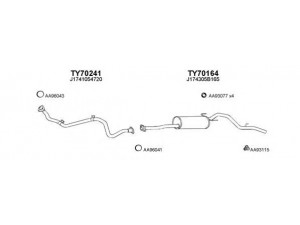 VENEPORTE 700110 išmetimo sistema