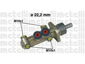 METELLI 05-0264 pagrindinis cilindras, stabdžiai 
 Stabdžių sistema -> Pagrindinis stabdžių cilindras
77 00 810 985