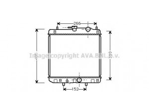 AVA QUALITY COOLING DU2035 radiatorius, variklio aušinimas 
 Aušinimo sistema -> Radiatorius/alyvos aušintuvas -> Radiatorius/dalys
1640087776, 1640087F44, 1640087F44000